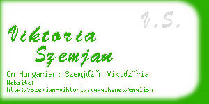 viktoria szemjan business card